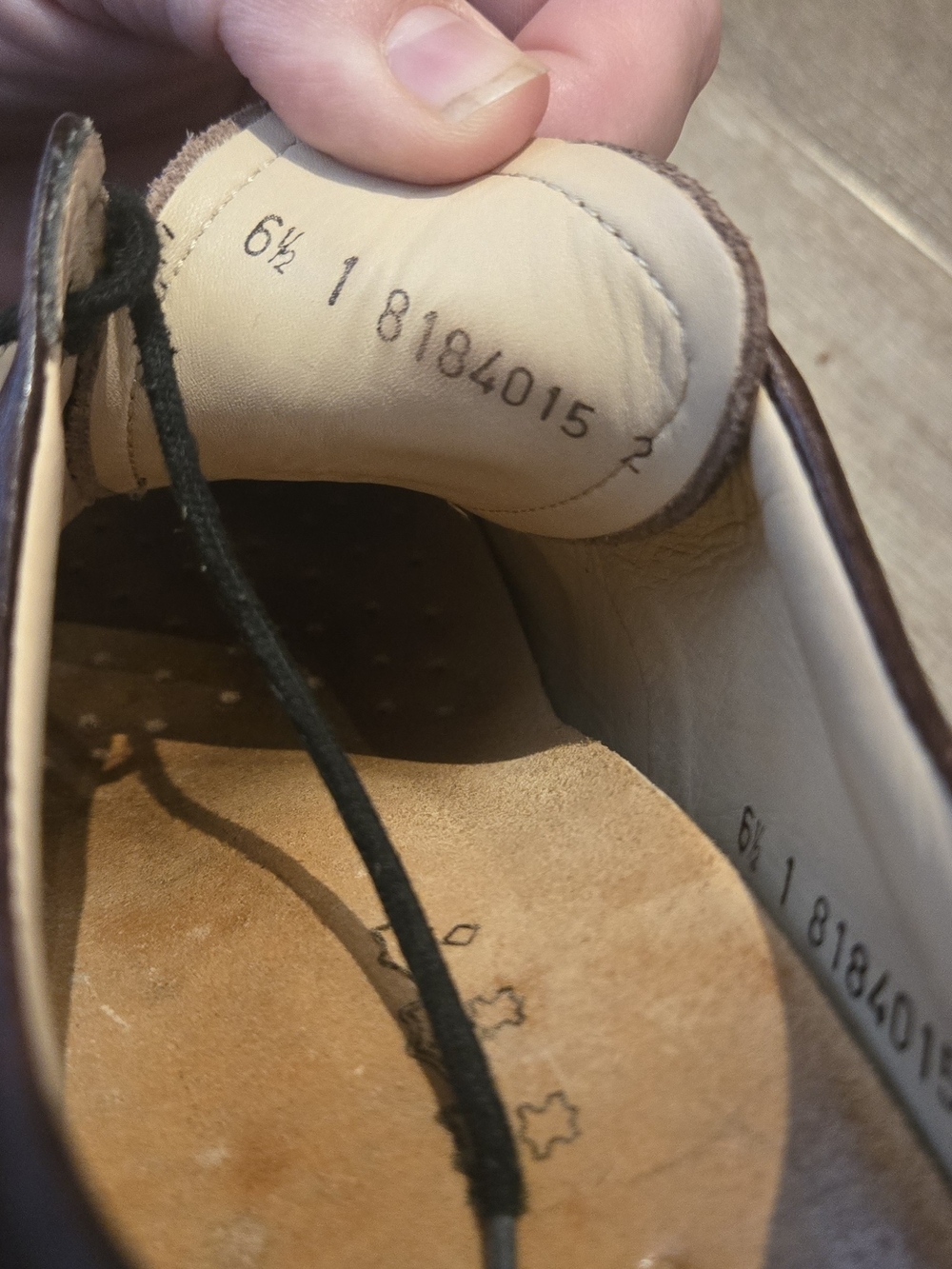 Finn Comfort Germany Leather Lace-Up Shoes - Size 6.5 - Picture 3 of 9